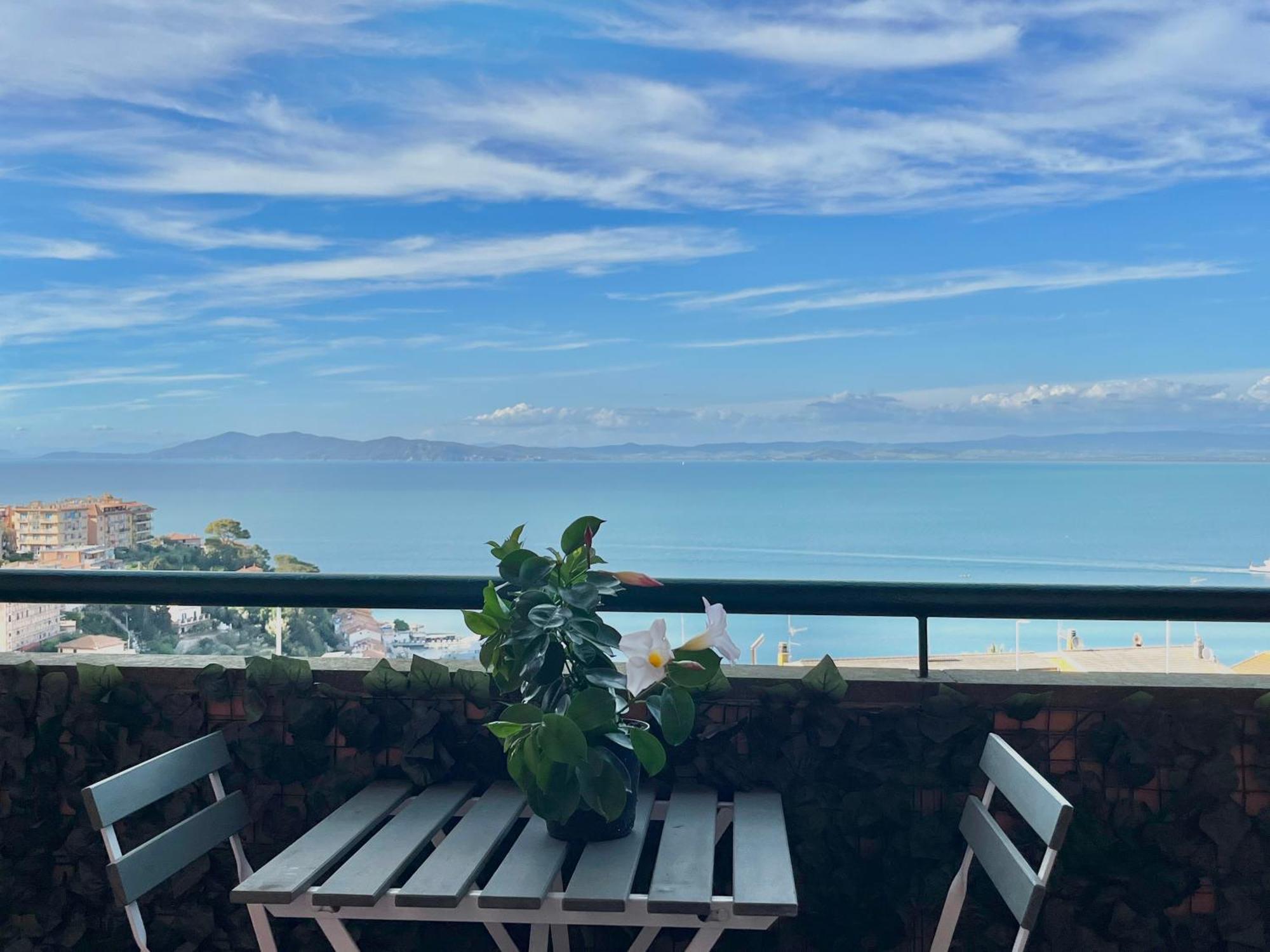 Apartament Porto Santo Stefano Vista Mare + Parcheggio Gratuito Zewnętrze zdjęcie