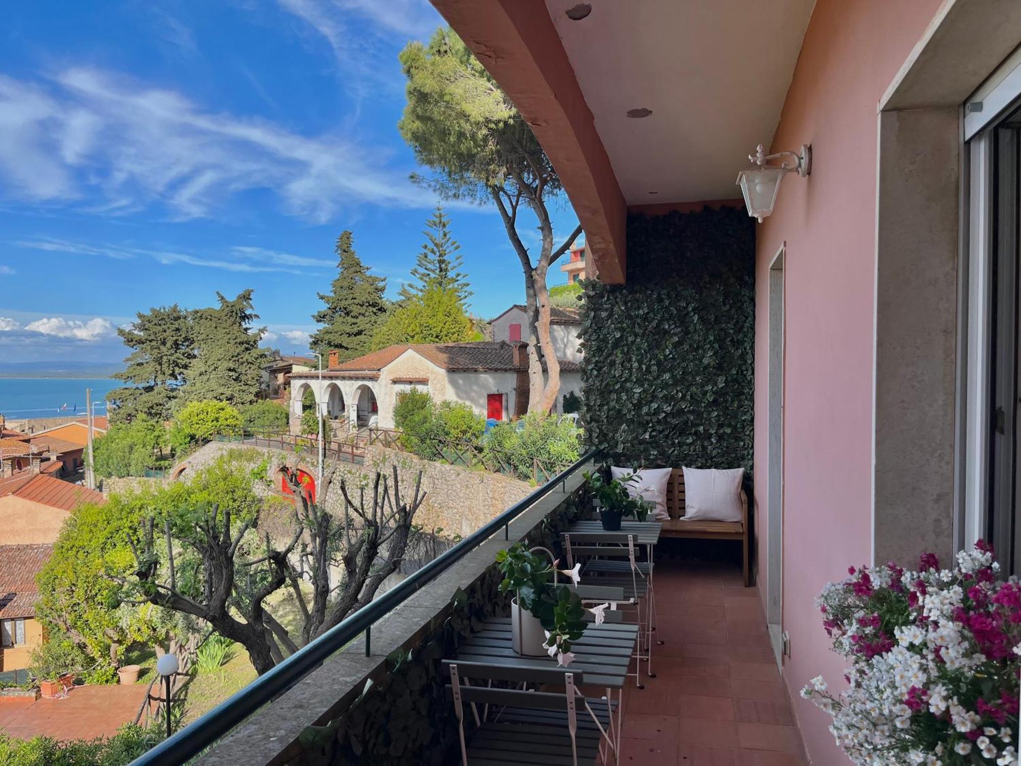 Apartament Porto Santo Stefano Vista Mare + Parcheggio Gratuito Zewnętrze zdjęcie